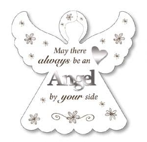 Angel By Your Side Wood Plaque