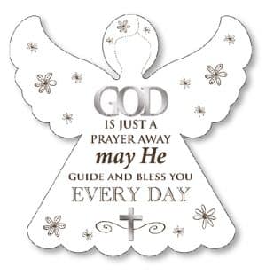 God Is Just A Prayer Wood Plaque