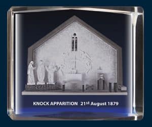 Apparition Of Knock 1879 Crystal Block