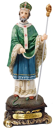 St Patrick Florentine Statue