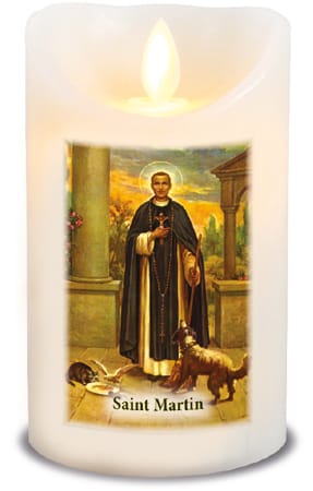 St. Martin LED Candle With Timer