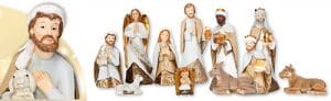 11 Piece Resin Nativity Set