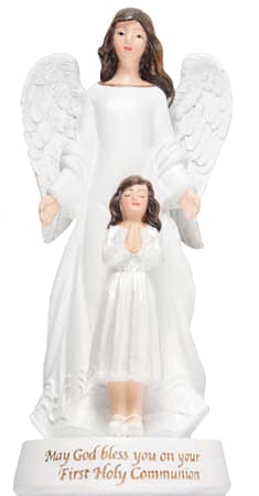 Communion Statue Guardian Angel Girl