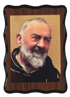 Saint  Padre Pio Laminated Picture