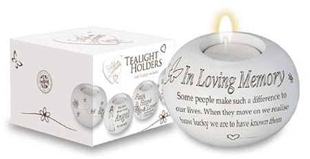 in loving memory candles holder