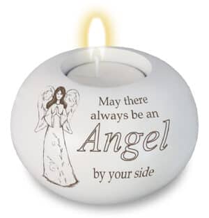 Resin Candle Holder  – Angel