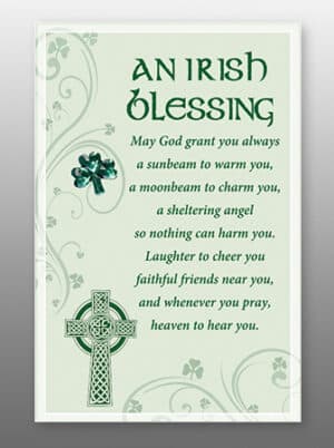 Irish Blessing – Glass Plaques