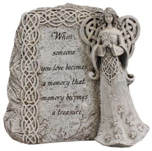 Resin Grave Statue – Celtic Angel