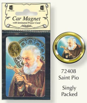 Pio Car Magnet  Prayer
