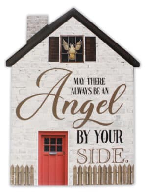 Porcelain Plaque – Angel By Your Side
