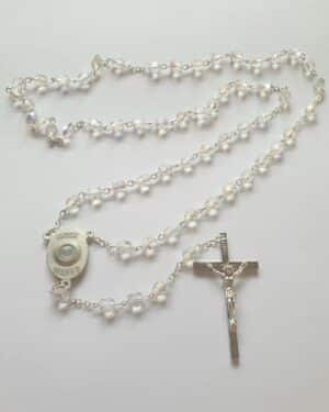 Knock Clear Crystal Glass Beads With Holy Water