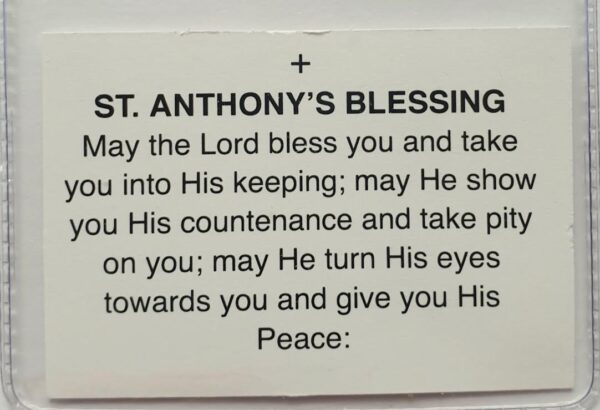 St. Anthony's blessing