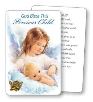 Prayer Card/Guardian Angel-Baby Boy