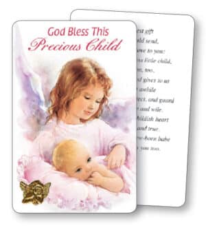 Prayer Card/Guardian Angel – Baby Girl