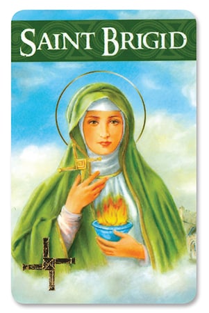 St. Brigid – Prayer Card/Laminated