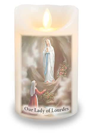 Lourdes LED Candle