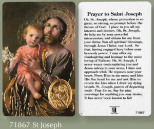 Saint Joseph – Prayer Card