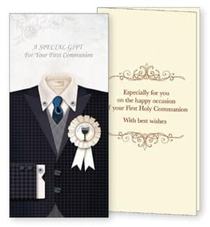 Communion Hand Crafted Gift Card/Boy