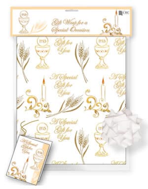 Communion Gift Paper/Tag/Bow