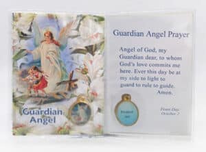 Guardian Angel Prayer & Medal