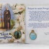 St Peregrine prayer & medal