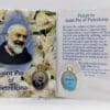 St Pio Prayer & Medal