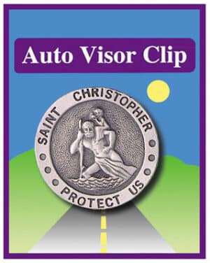 Car Visor Clip – St. Christopher