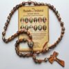 Saints of Ireland Wood Rosary Beads
