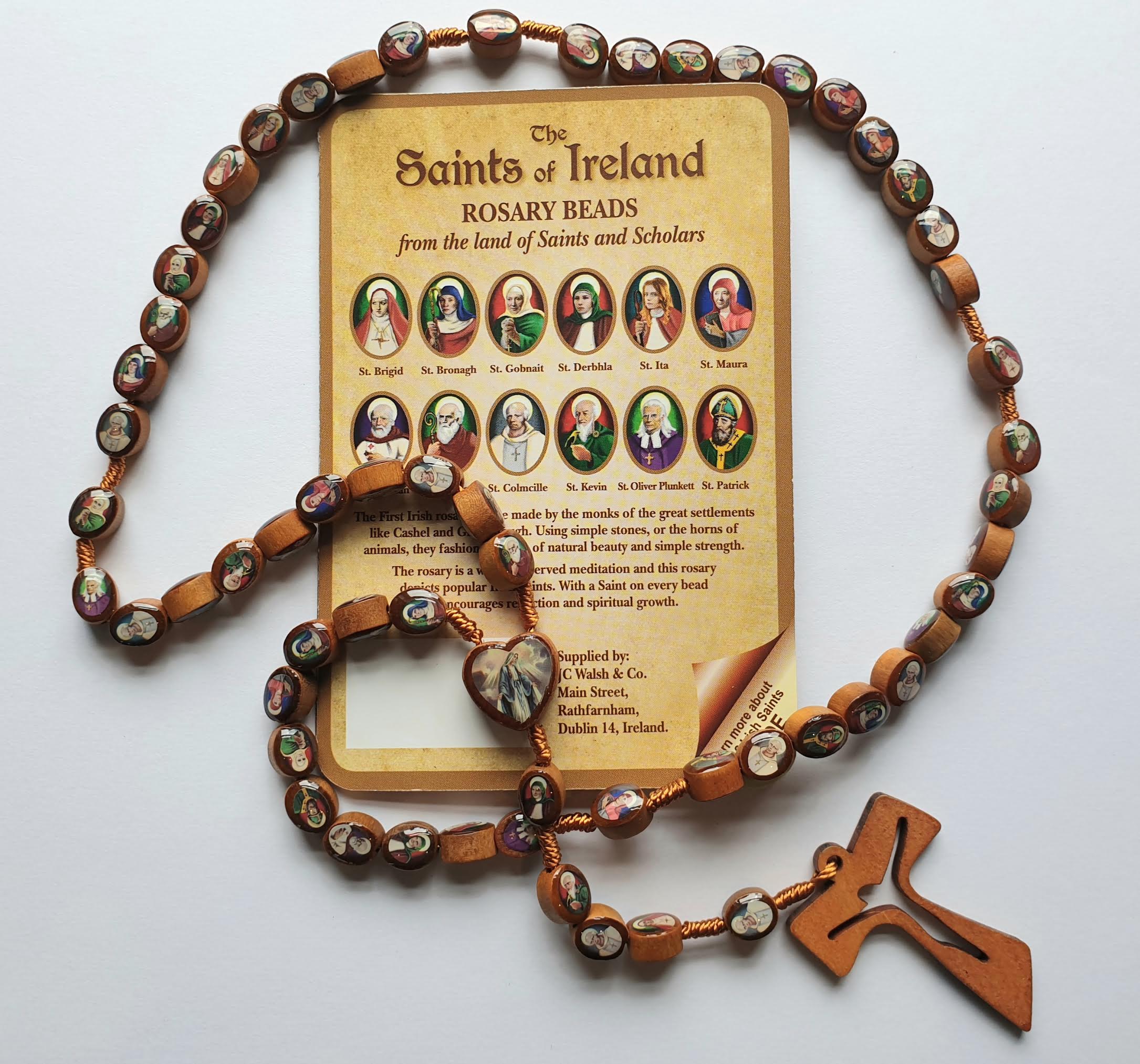 Saints of Ireland Rosary Beads