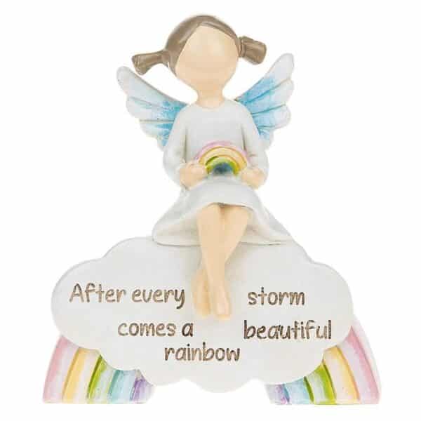 Rainbow angels behind every storm is an angel
