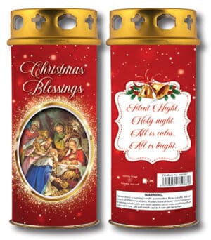 Christmas Blessings – Red – Silent Night