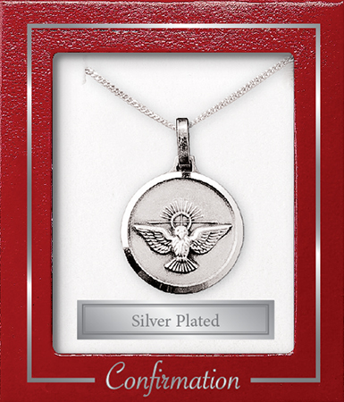 Necklet/Silver Plated/Holy Spirit