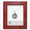 Confirmation Silver Necklet/Dove Medal