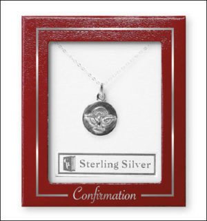 Confirmation Silver Necklet/Dove Medal