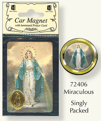 Car Plaque/Prayer Leaflet/Miraculous