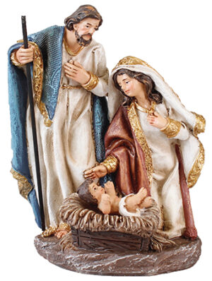 Holy Family – 5 inch Nativity Set/Resin
