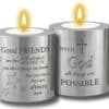 Resin Candle Holder & Candle:Friendship