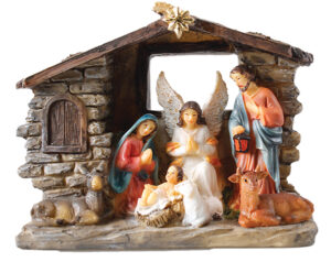 Holy Family Resin Nativity Coloured – 6 inch