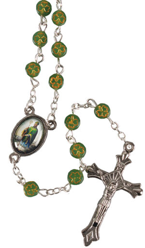 Saint Patrick shamrock Rosary